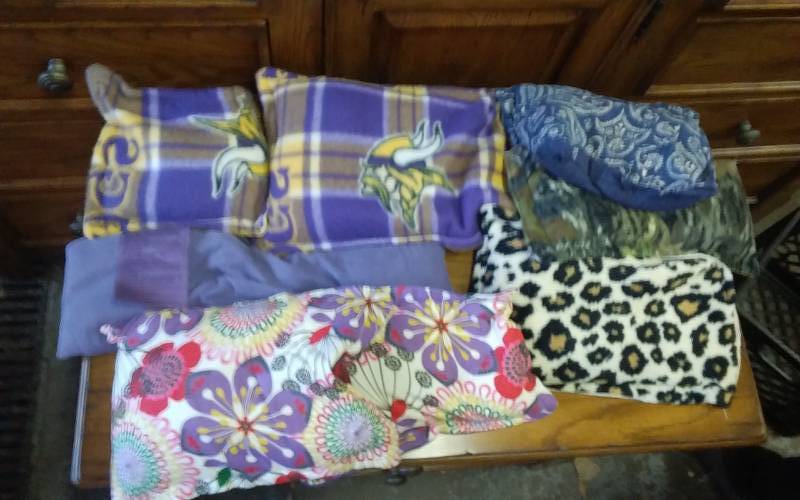 Bean Bags (Heat In Microwave For Sore Back, Etc)