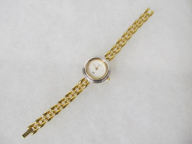 lot 35 image: Authentic GUCCI Interchangeable Bezel Wristwatch 