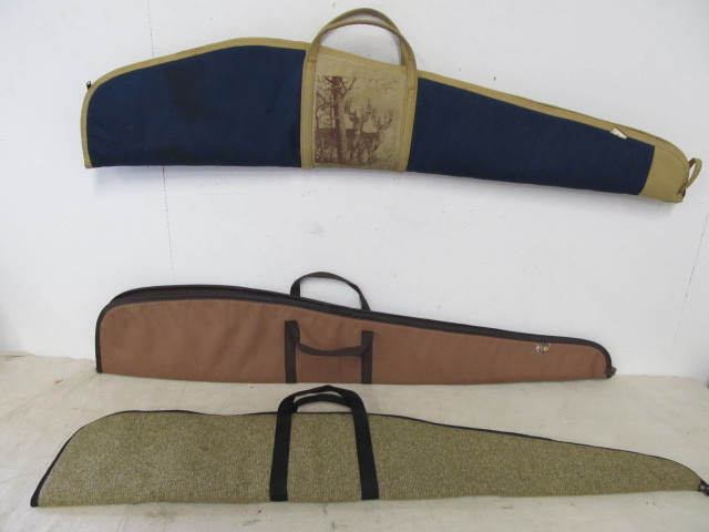 lot 58 image: Group of 3 RifleShotgun Gun Cases