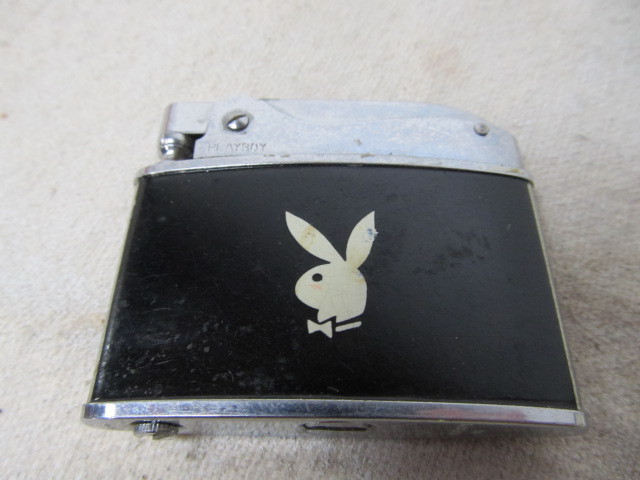 lot 109 image: Vintage PLAYBOY Advertising Cigarette Lighter