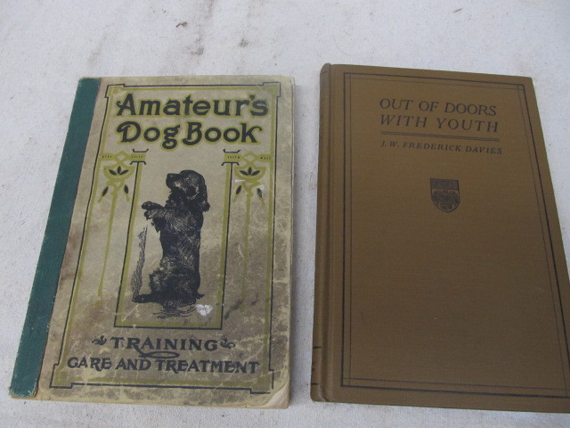 lot 158 image: Antique Books Including Dog Training