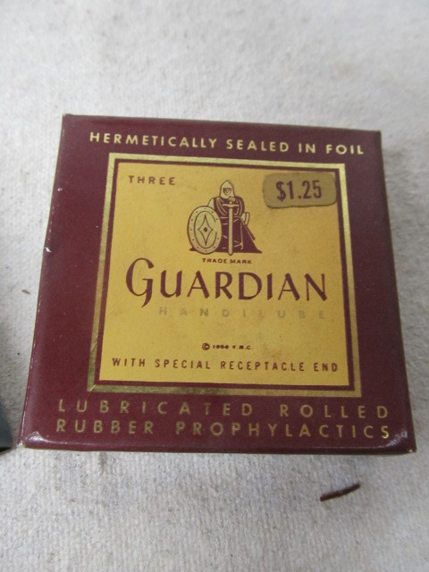 lot 160 image: 2 Packs of Vintage Prophylactics