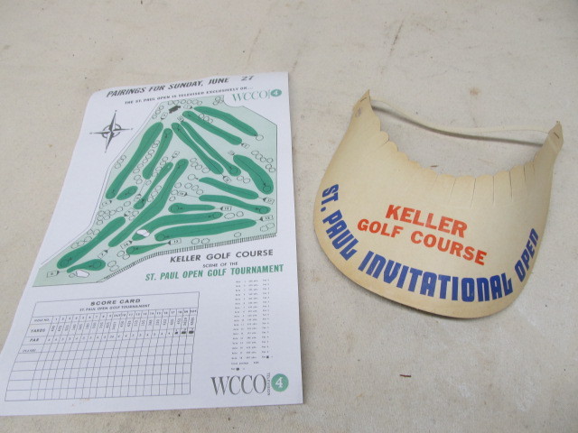 lot 163 image: 1960s St. Paul Invitational Open Golf Tournament Hat 