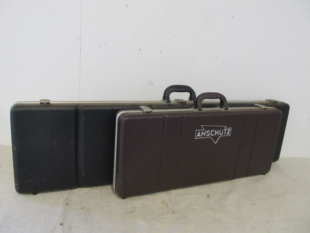 lot 165 image: 2 Heavy Duty Hard Plastic Padded Gun Gases