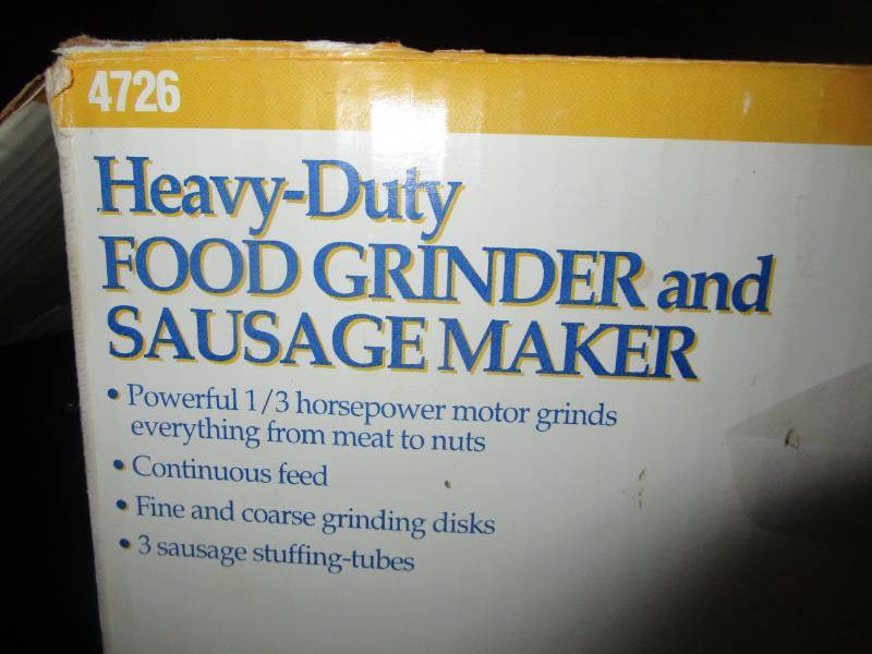 lot 45 image: Meet grinder and accessories