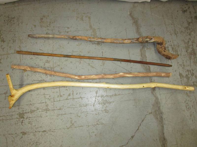 lot 49 image: Walking sticks and misc