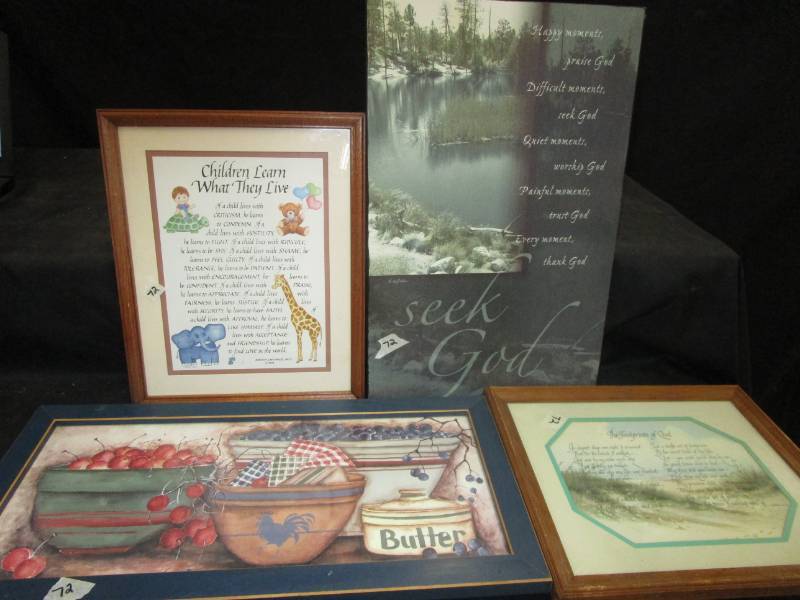 lot 123 image: 4 various prints