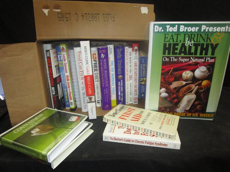 lot 127 image: Cook Books, Self help books waudio tapes