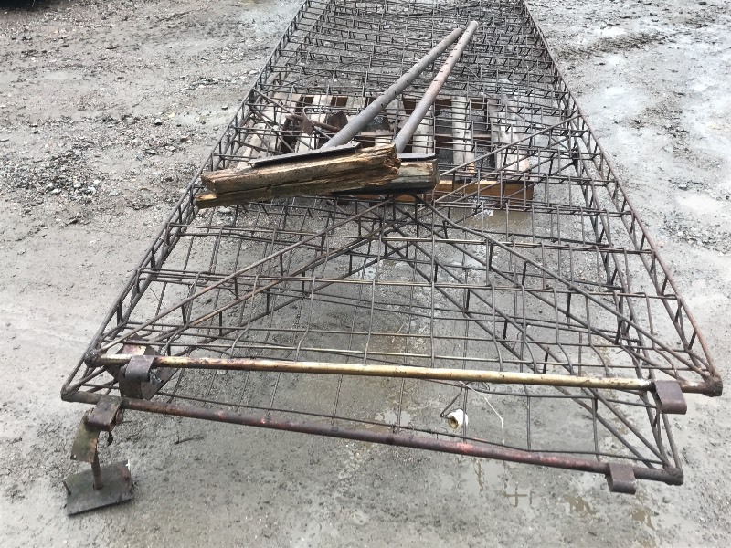 (2) Steel Fence Gates
