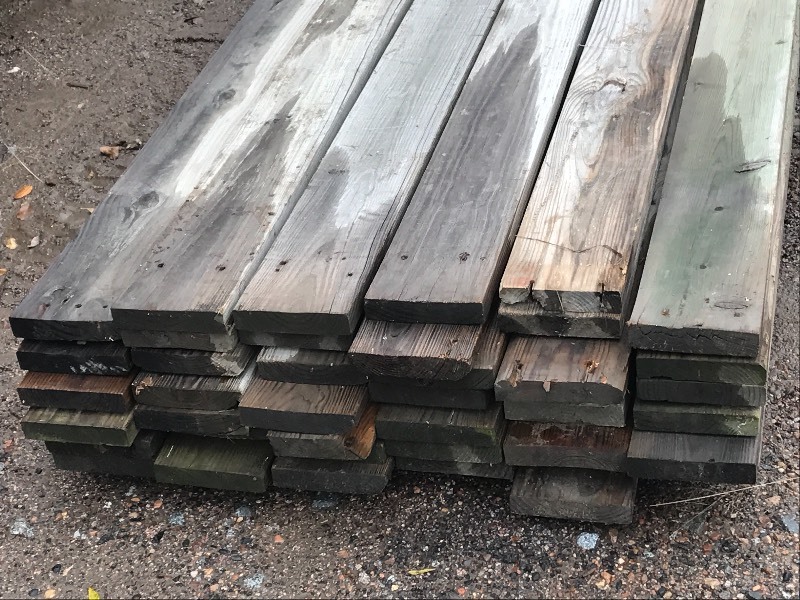 (40) Treated 13ft Planks