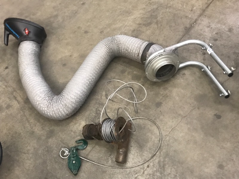 Minuteman Vac Hose & Hydraulic Winch