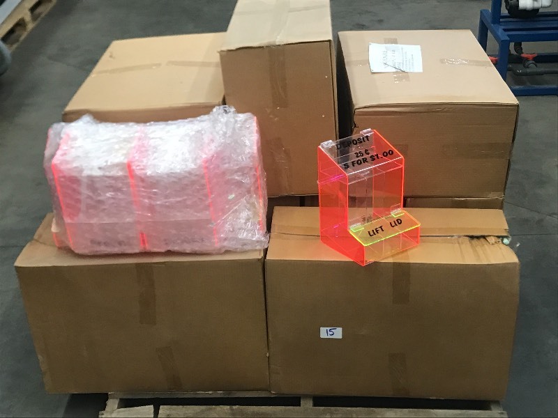 Pallet Lot Of Polycarbonate Sorting Boxes
