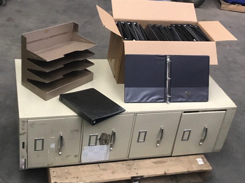 File Cabinet, File Sorter, Binders