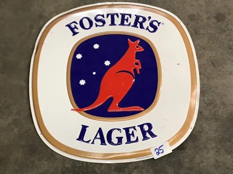 Foster Beer Sign