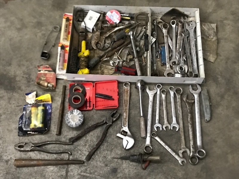 Assorted Hand Tools & Shop Supplies