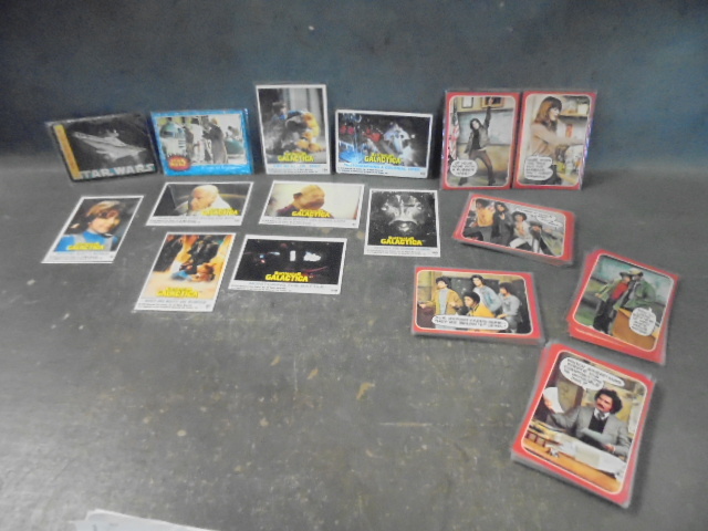 lot 32 image: Star Wars, Battlestar Galactica and Welcome Back Kotter #1-53 Collector Cards