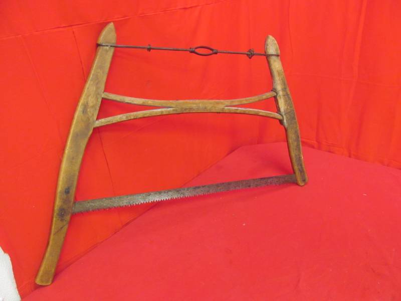 lot 26 image: vintage bow saw