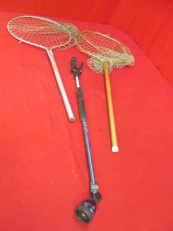 lot 32 image: fishing nets, watering wand