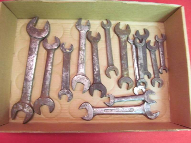 lot 69 image: Vintage Open End Wrenches