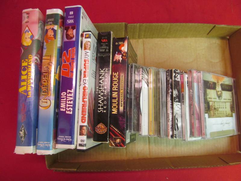 lot 77 image: DVDs, VCRs, CDs