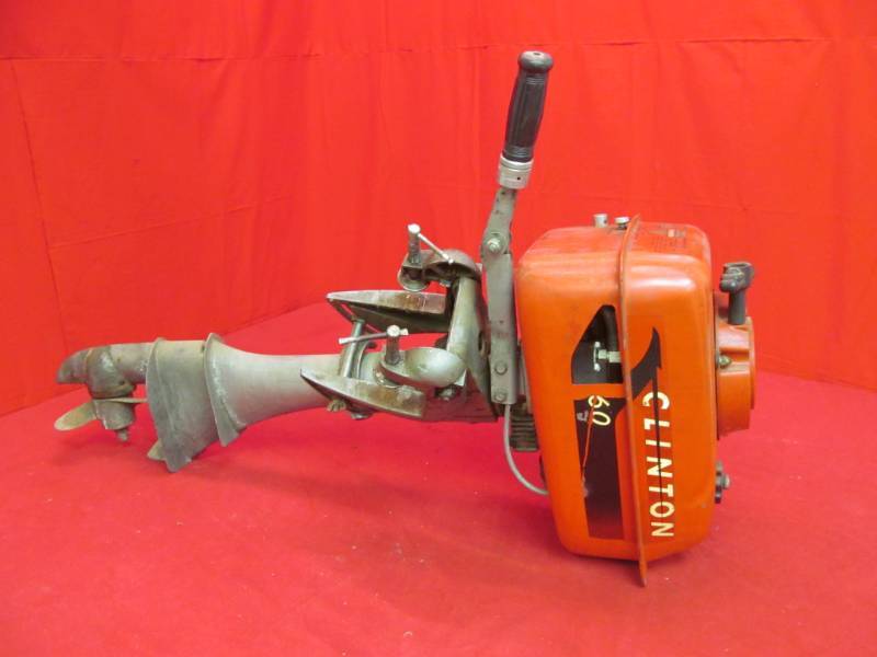 lot 173 image: Vintage Clinton 60 boat motor
