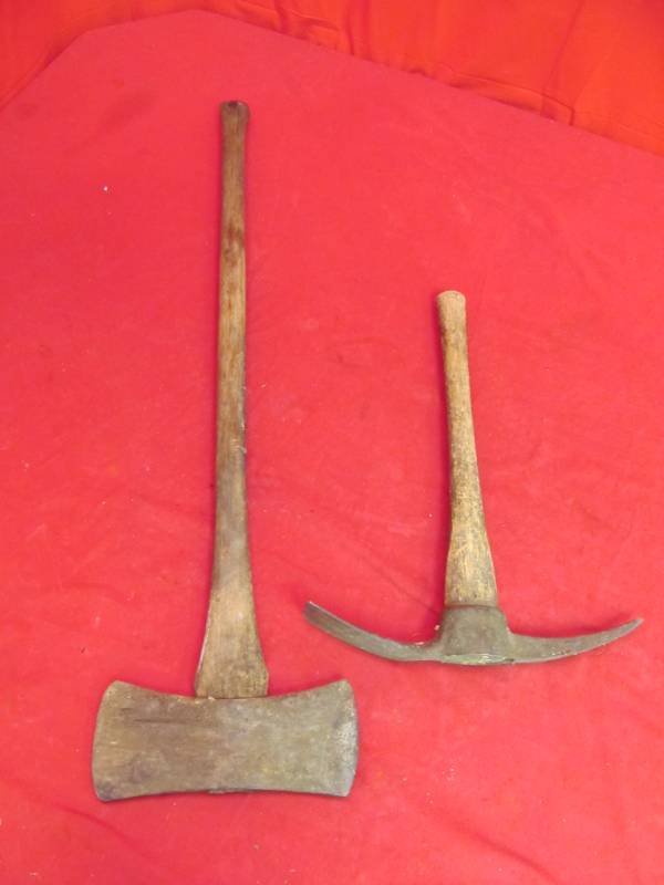 lot 240 image: Double side ax, miners pick