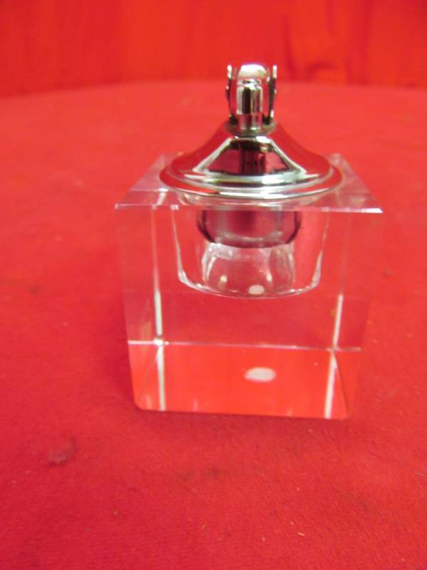 lot 280 image: Genuine crystal lighter