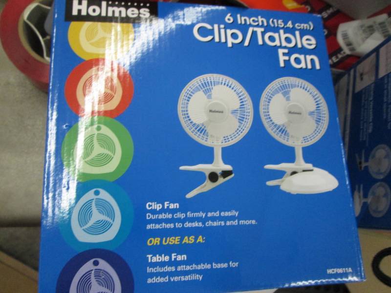 Holmes ClipTable Fan 6 inch Retail...