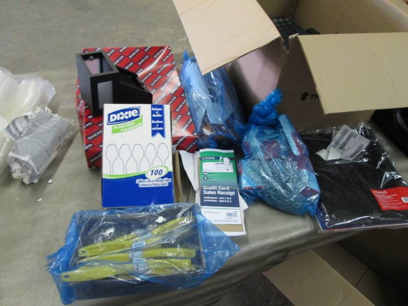 Binder Clips, Rubbermaid Brushes, P...
