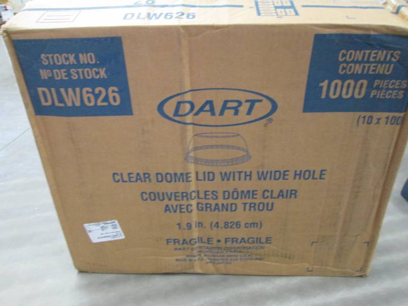Dart Open-Top Dome Lid for 16-24 oz...