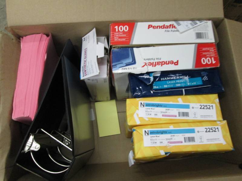 2 Boxes Pendaflex Navy File Folders...