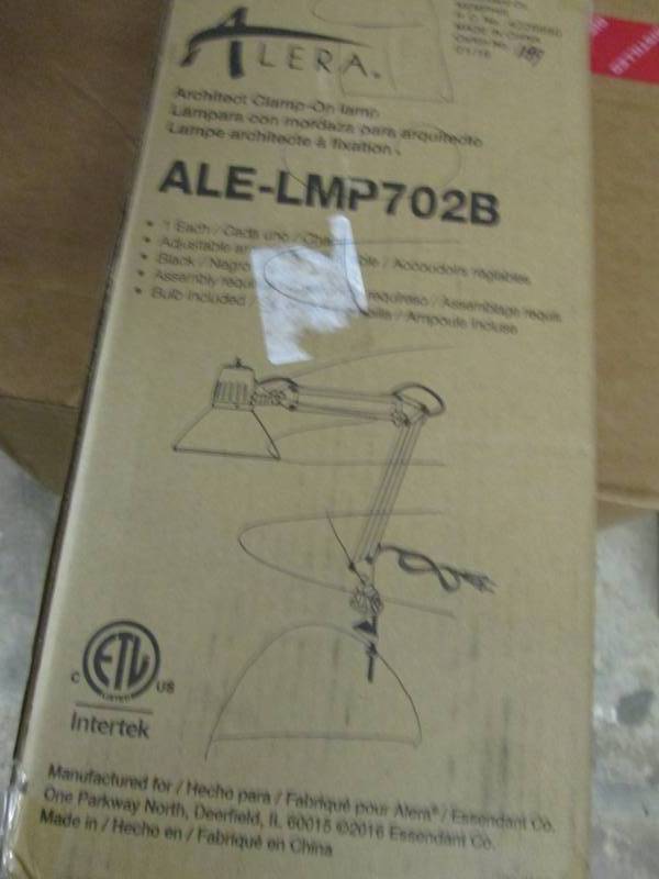Alera ALELMP702B Architect Lamp, Ad...