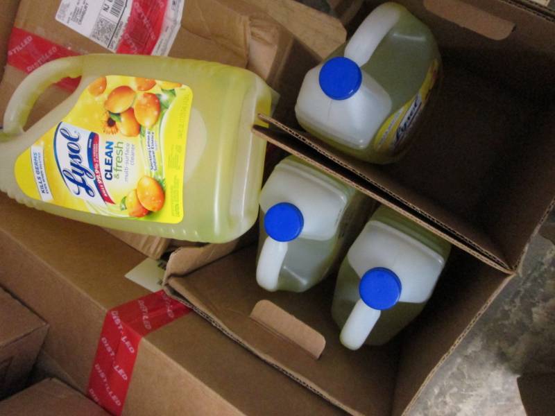 Lot of 4 Lysol Lemon Breeze All Pur...