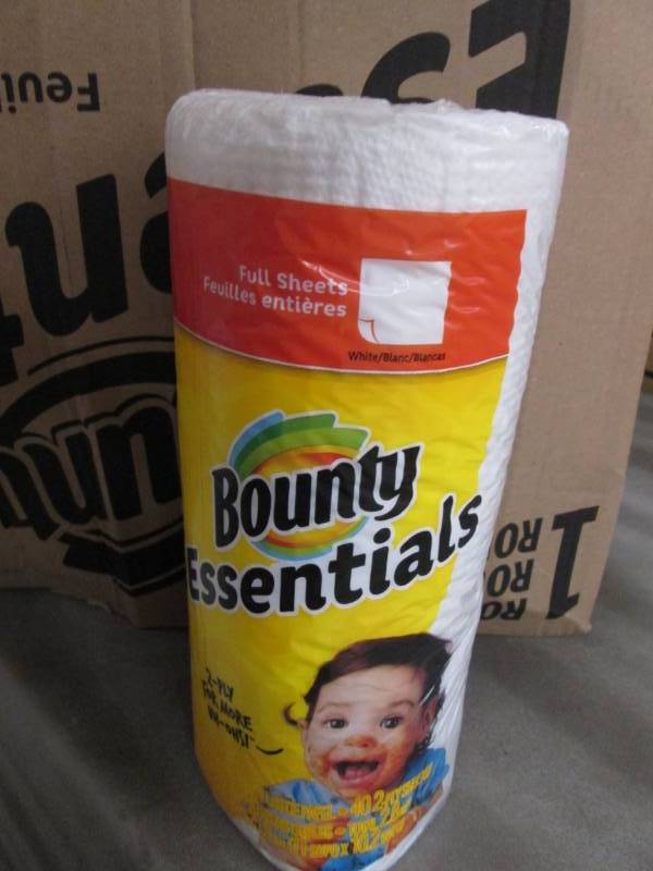 Case of 30 Rolls Bounty Essential p...