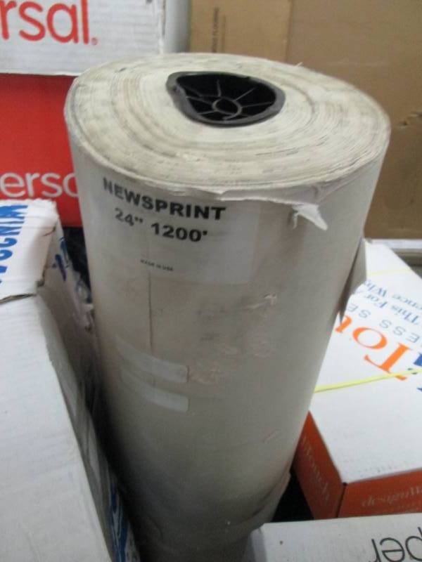 Roll of Newsprint 24 x 1200...