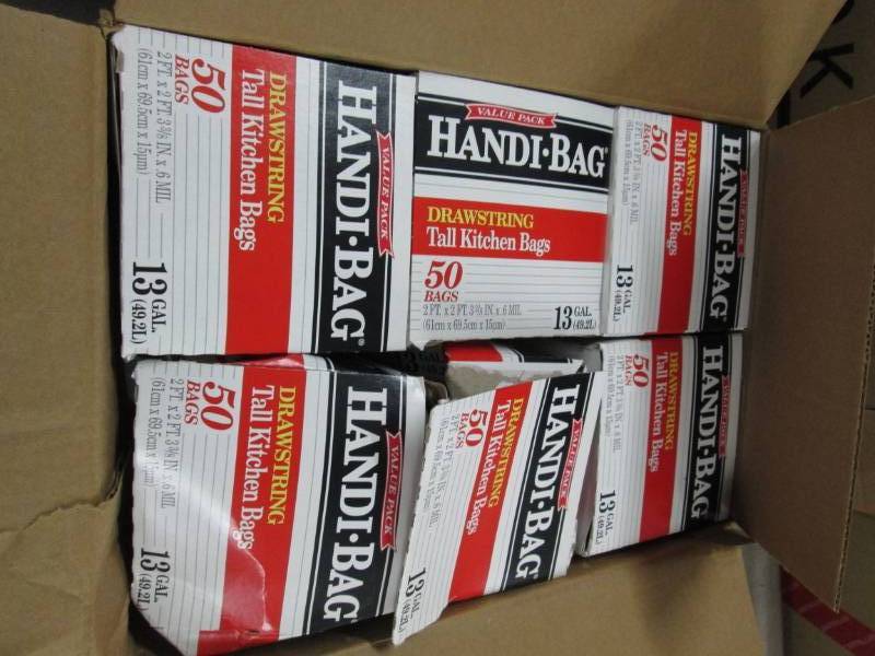 6 Boxes of 50 Handi-Bag Tall Kitche...