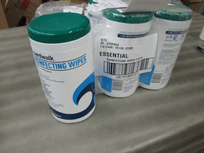 5 Packs of 75 Ct Boardwalk Disinfec...