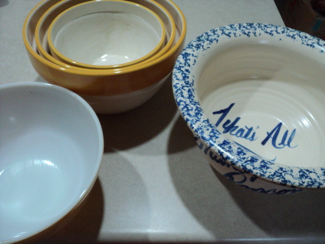 5 bowls...