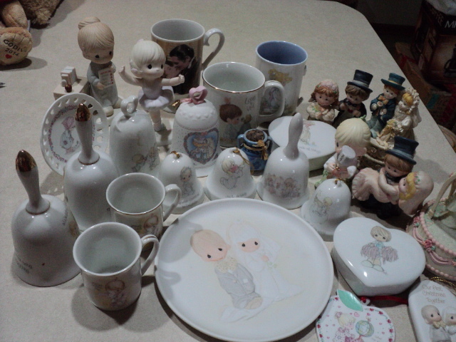 Precious Moments collectibles, shel...