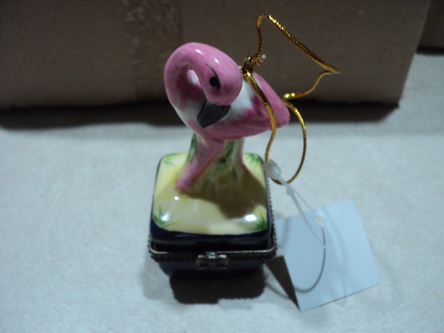 6 new flamingo ring box, Christmas ...