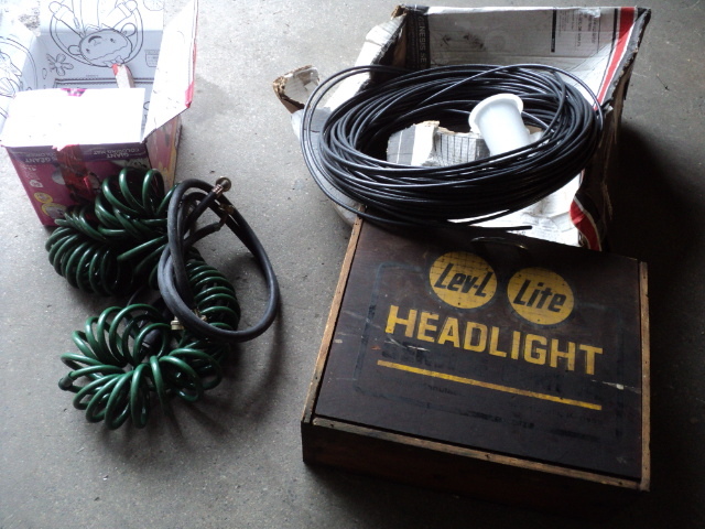 hose, headlight service and cable...