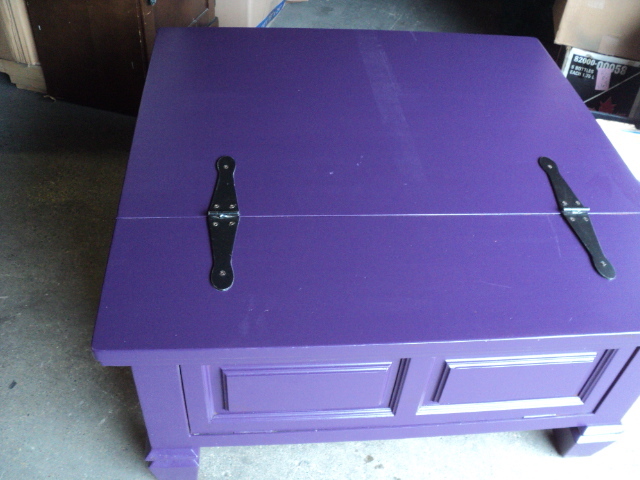 38 square Viking coffee table with...