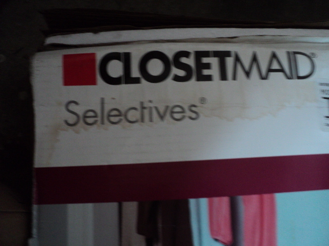 ClosetMaid organizer...