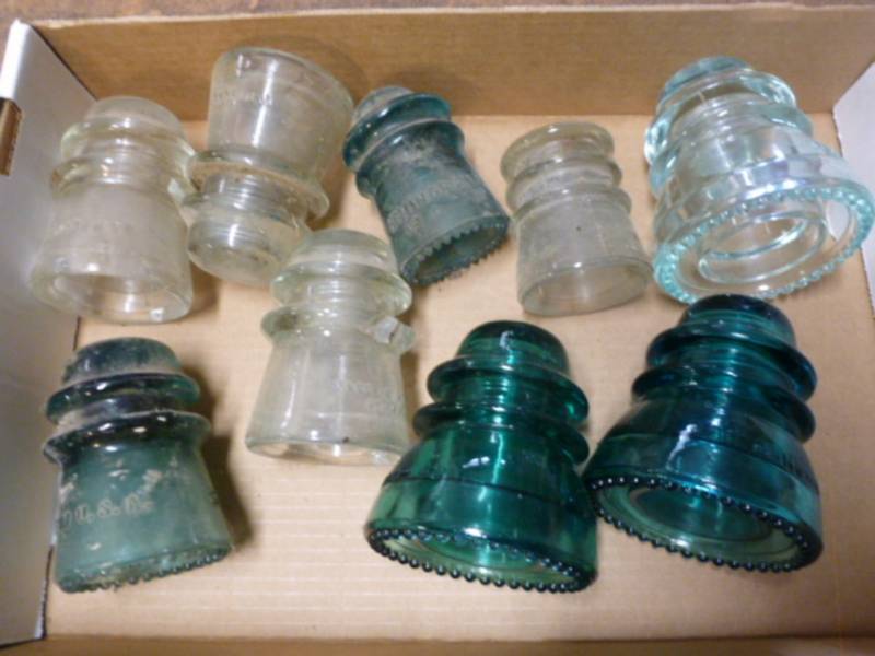 lot 57 image: Antique Insulators