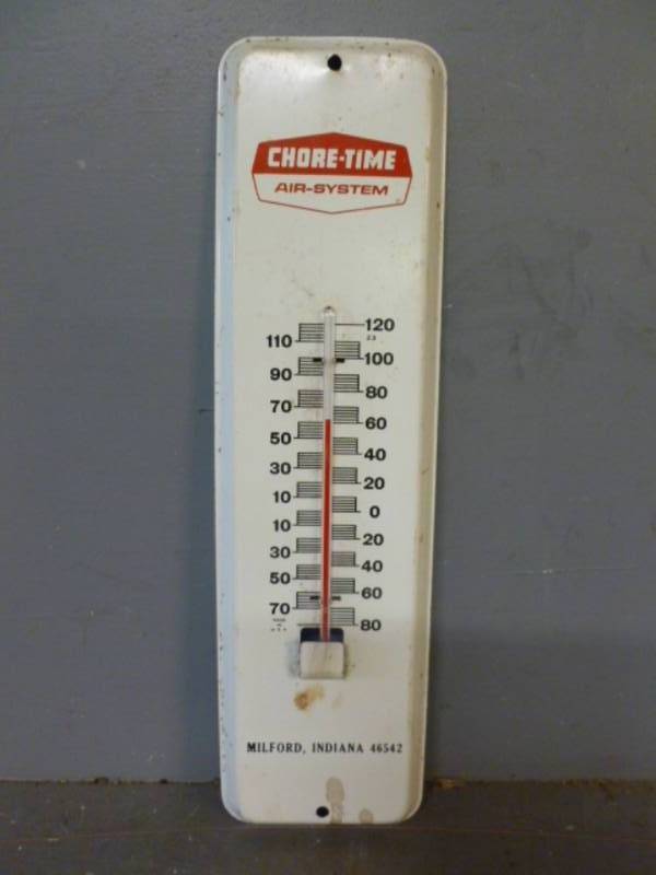 lot 73 image: Metal Thermometer