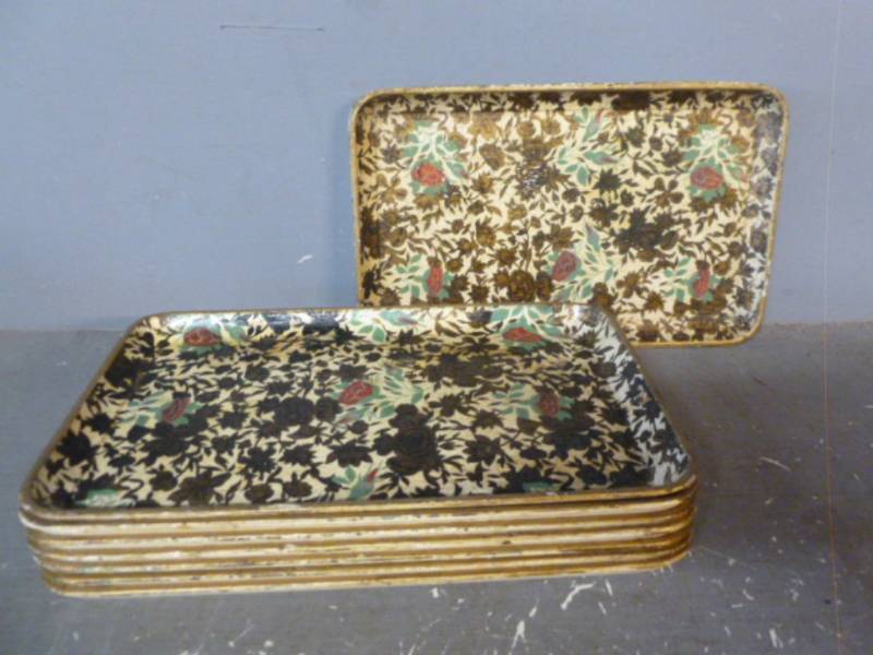 lot 84 image: Vintage Tip Trays