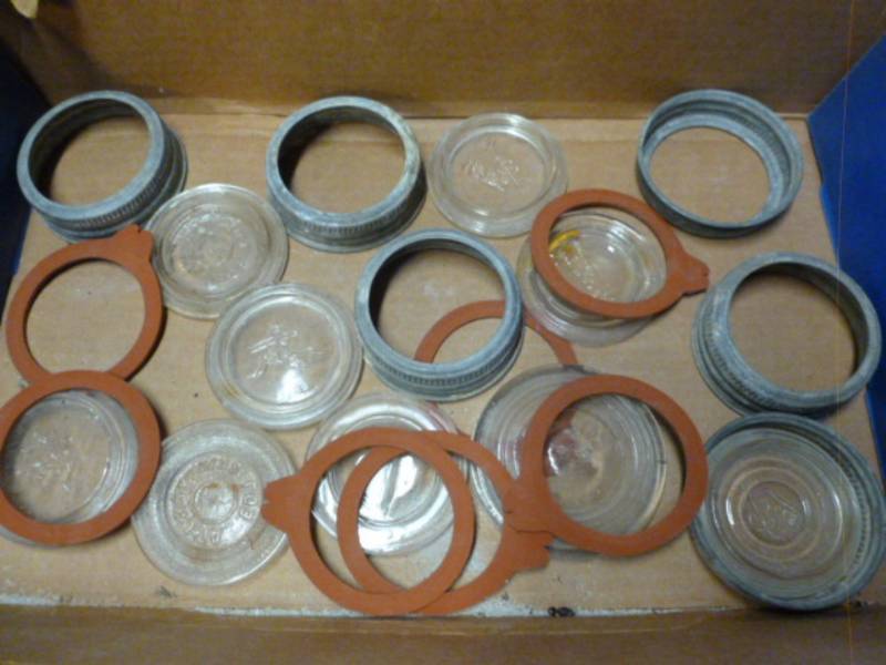 lot 89 image: Vintage Canning Jar Lids