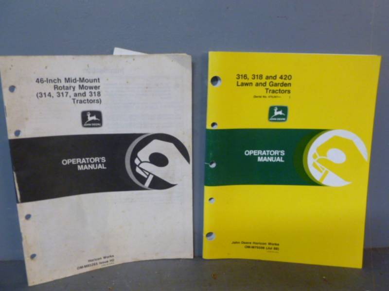lot 95 image: John Deere Manuals