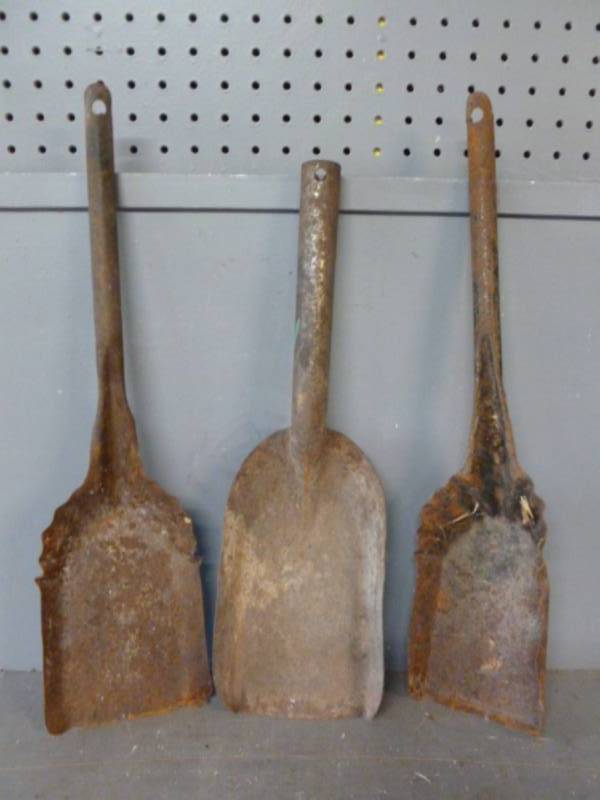 lot 107 image: Vintage Coal Shovels