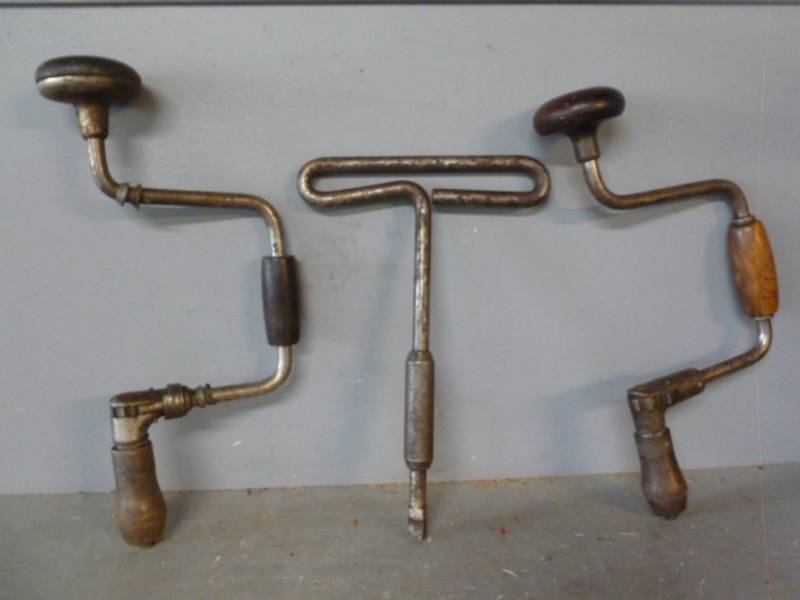 lot 109 image: Vintage Brace Drill